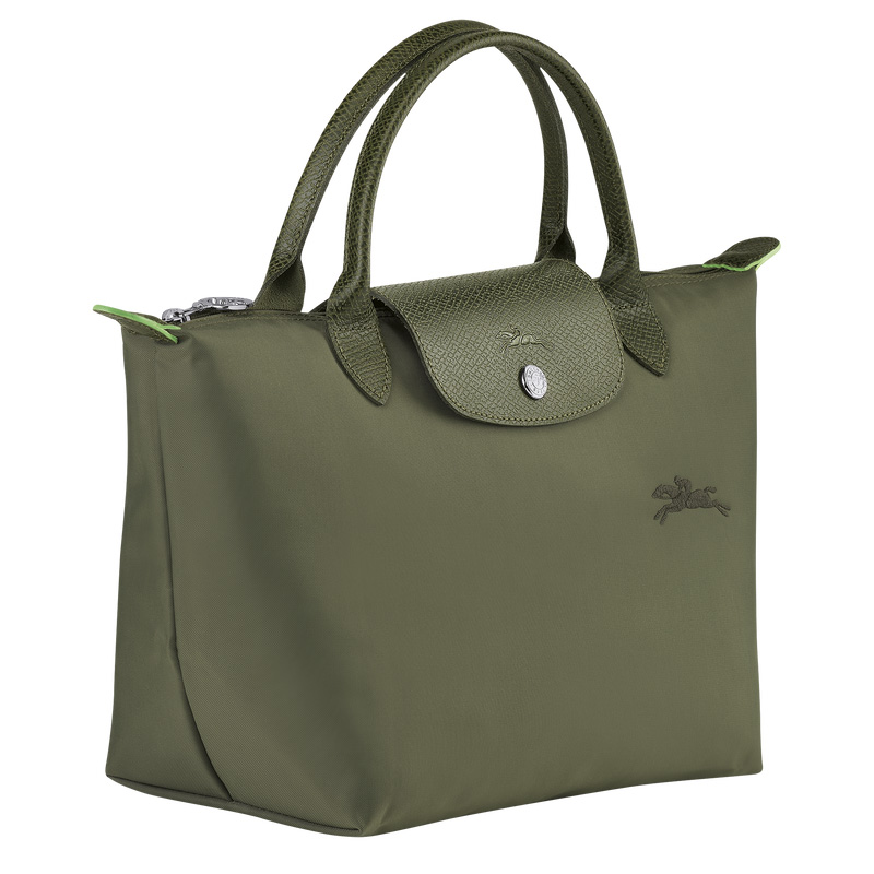 Bolsa de Mão Longchamp Le Pliage Green S Handbag Feminino Forest | LC-TPMB8315