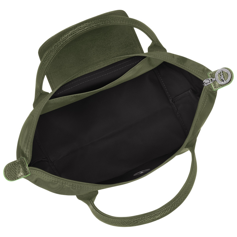 Bolsa de Mão Longchamp Le Pliage Green S Handbag Feminino Forest | LC-TPMB8315