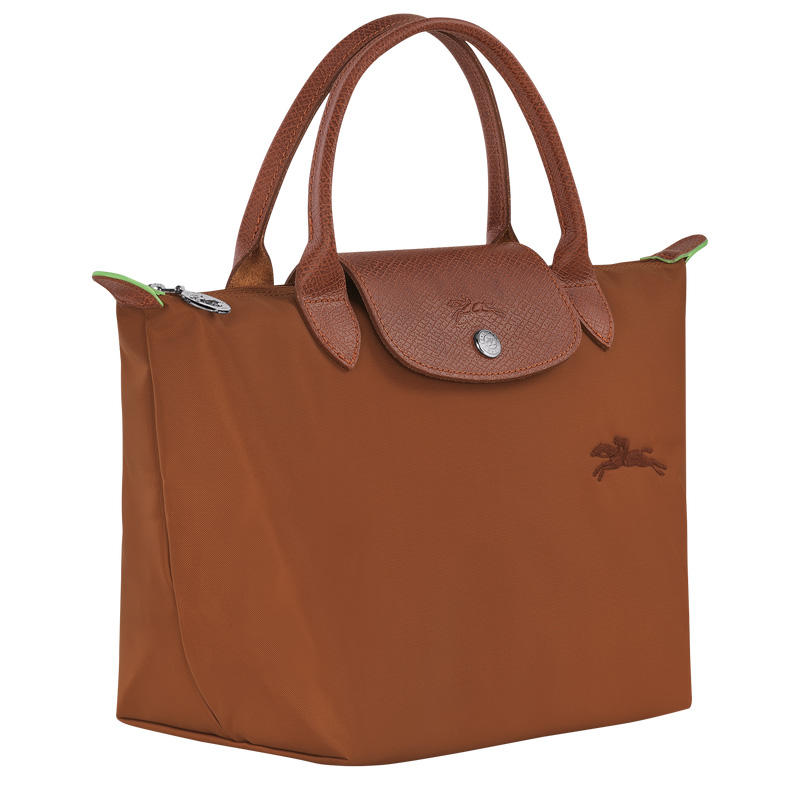 Bolsa de Mão Longchamp Le Pliage Green S Handbag Feminino Cognac | LC-NSXT5967