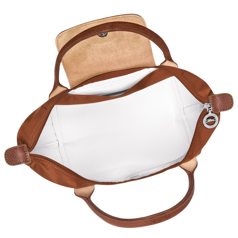Bolsa de Mão Longchamp Le Pliage Green S Handbag Feminino Cognac | LC-NSXT5967