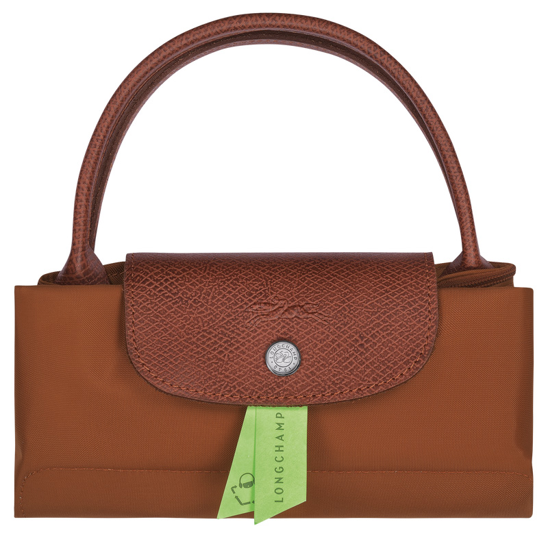 Bolsa de Mão Longchamp Le Pliage Green S Handbag Feminino Cognac | LC-NSXT5967