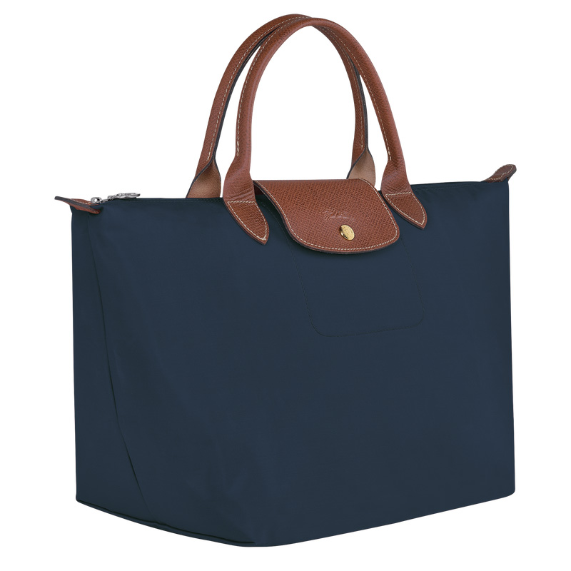 Bolsa de Mão Longchamp Le Pliage Original M Handbag Feminino Azul Marinho | LC-YGHA9090