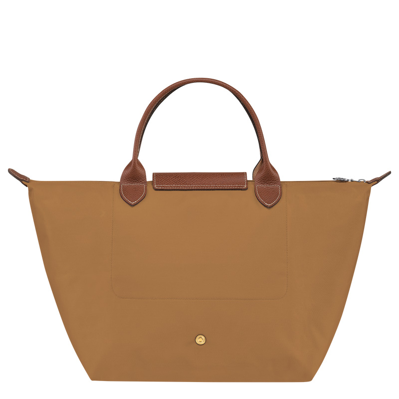 Bolsa de Mão Longchamp Le Pliage Original M Handbag Feminino Fawn | LC-OSPM9450