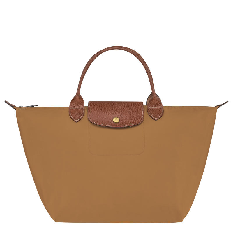 Bolsa de Mão Longchamp Le Pliage Original M Handbag Feminino Fawn | LC-OSPM9450