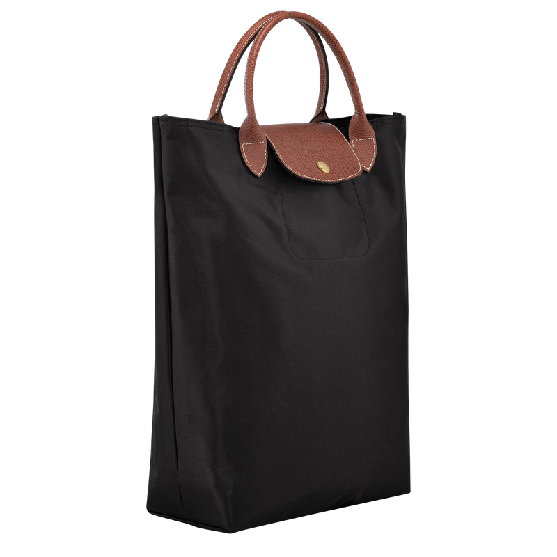 Bolsa de Mão Longchamp Le Pliage Original M Tote bag Feminino Pretas | LC-OFTF5383