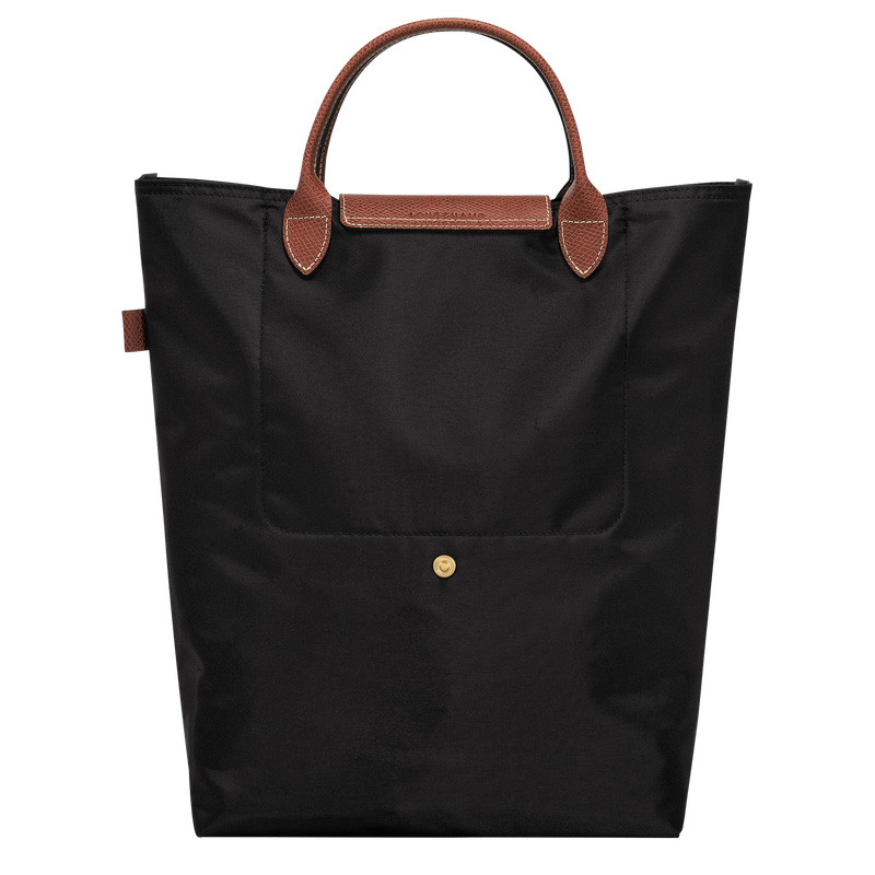Bolsa de Mão Longchamp Le Pliage Original M Tote bag Feminino Pretas | LC-OFTF5383