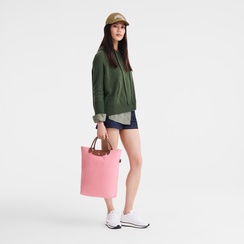 Bolsa de Mão Longchamp Le Pliage Original M Tote bag Feminino Marshmallow | LC-EHIL8626