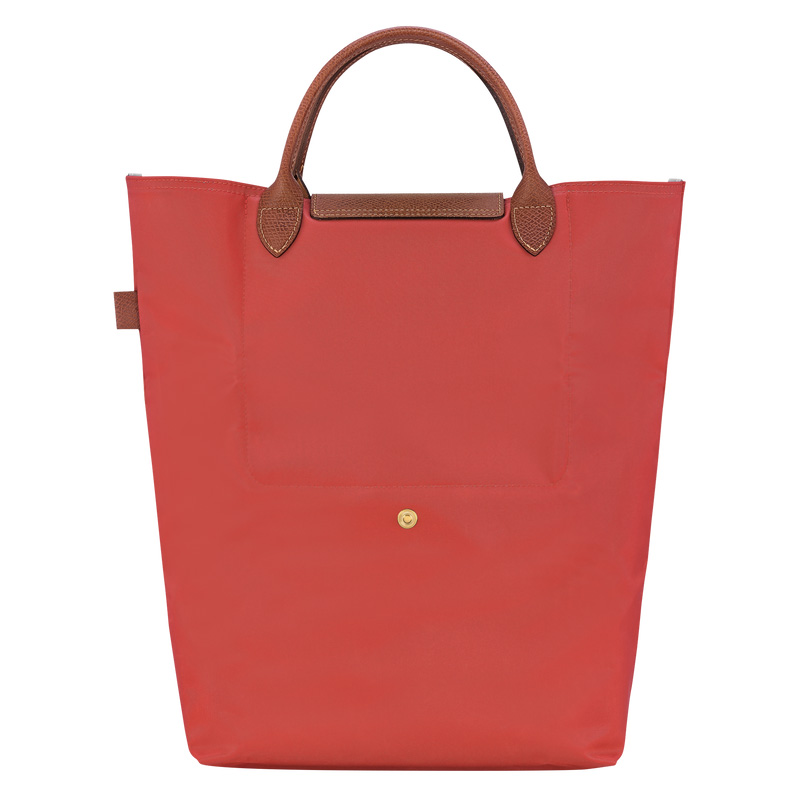 Bolsa de Mão Longchamp Le Pliage Original M Tote bag Masculino Tomato | LC-ATSQ3431