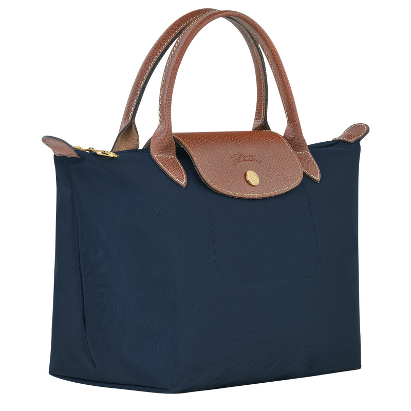 Bolsa de Mão Longchamp Le Pliage Original S Handbag Feminino Azul Marinho | LC-XWSD0619