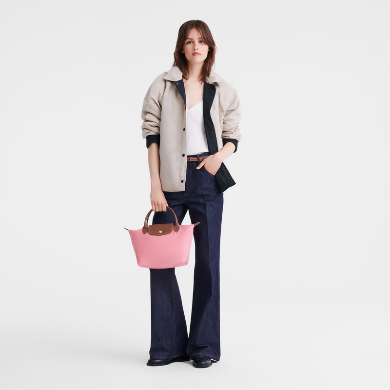 Bolsa de Mão Longchamp Le Pliage Original S Handbag Feminino Marshmallow | LC-HTMY8449