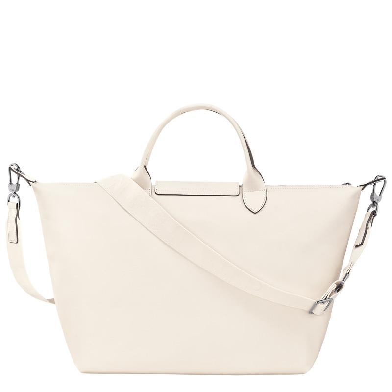 Bolsa de Mão Longchamp Le Pliage Xtra L Handbag Feminino Ecru | LC-CJQF4794
