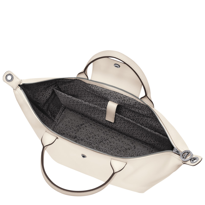 Bolsa de Mão Longchamp Le Pliage Xtra L Handbag Feminino Ecru | LC-CJQF4794
