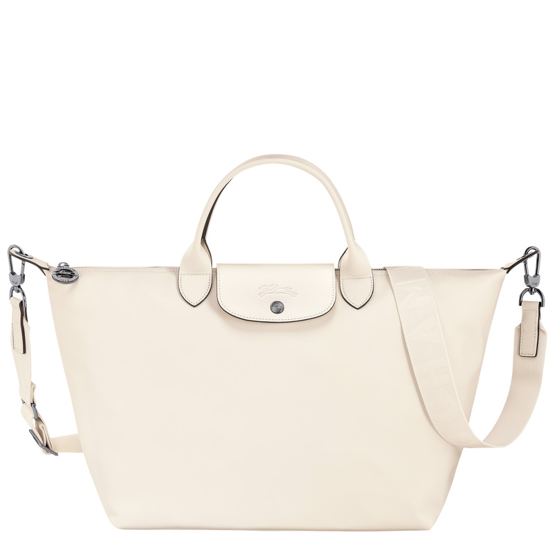 Bolsa de Mão Longchamp Le Pliage Xtra L Handbag Feminino Ecru | LC-CJQF4794