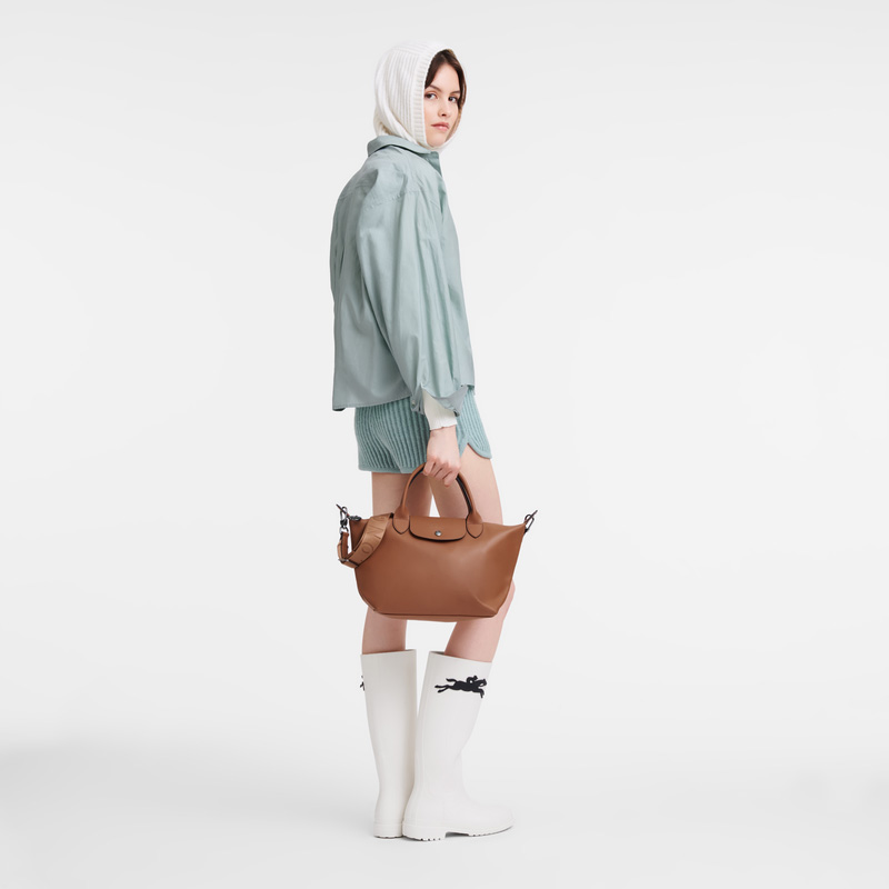Bolsa de Mão Longchamp Le Pliage Xtra S Handbag Feminino Cognac | LC-PRAE6956