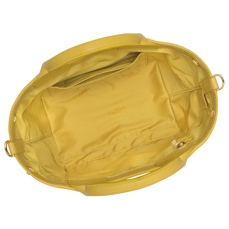 Bolsa de Mão Longchamp Le Roseau S Handbag Feminino Ginger | LC-STEE3767