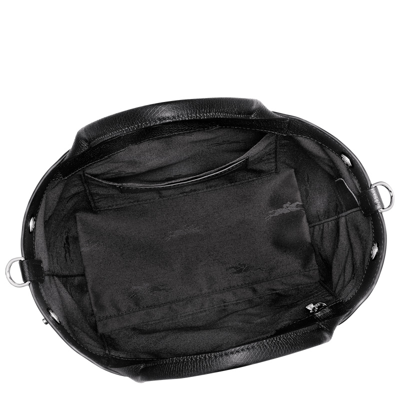 Bolsa de Mão Longchamp Le Roseau S Handbag Feminino Pretas | LC-LRPF5861