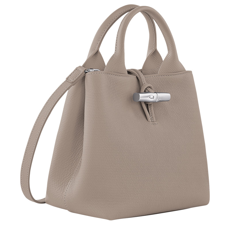 Bolsa de Mão Longchamp Le Roseau S Handbag Feminino Clay | LC-WBFY5266