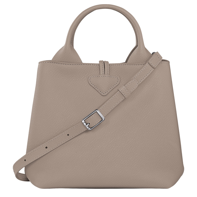 Bolsa de Mão Longchamp Le Roseau S Handbag Feminino Clay | LC-WBFY5266