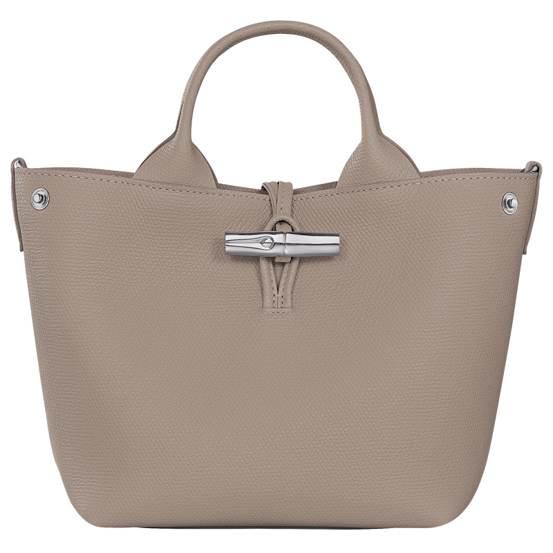 Bolsa de Mão Longchamp Le Roseau S Handbag Feminino Clay | LC-WBFY5266