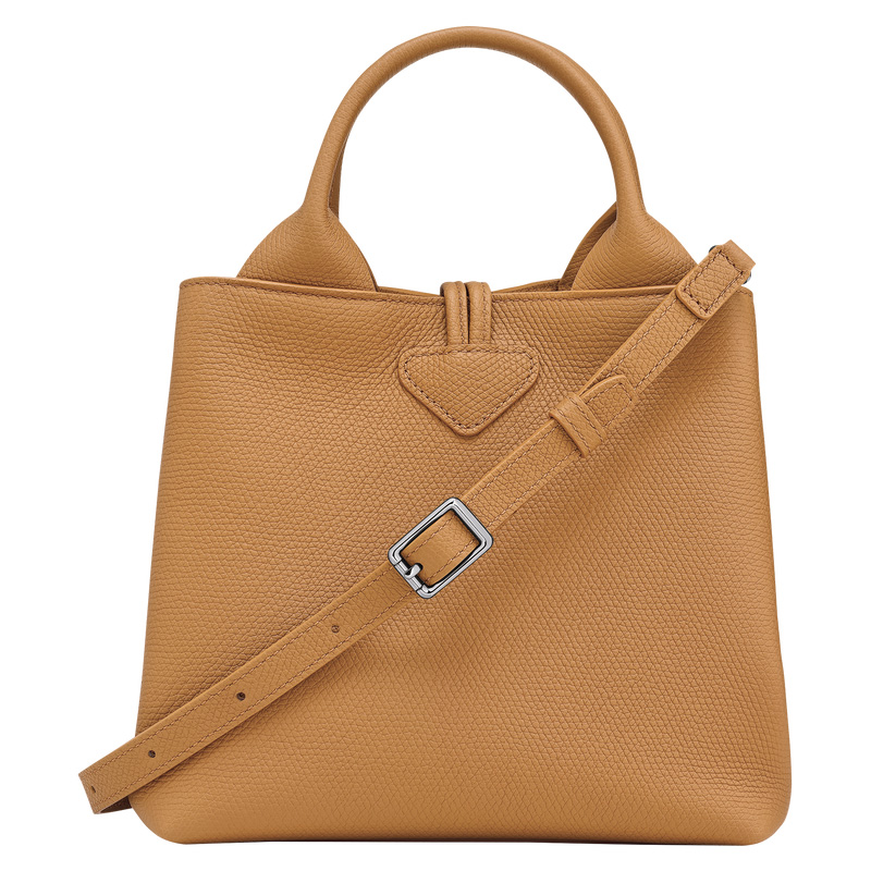 Bolsa de Mão Longchamp Le Roseau S Handbag Feminino Walnut | LC-GTXO9421