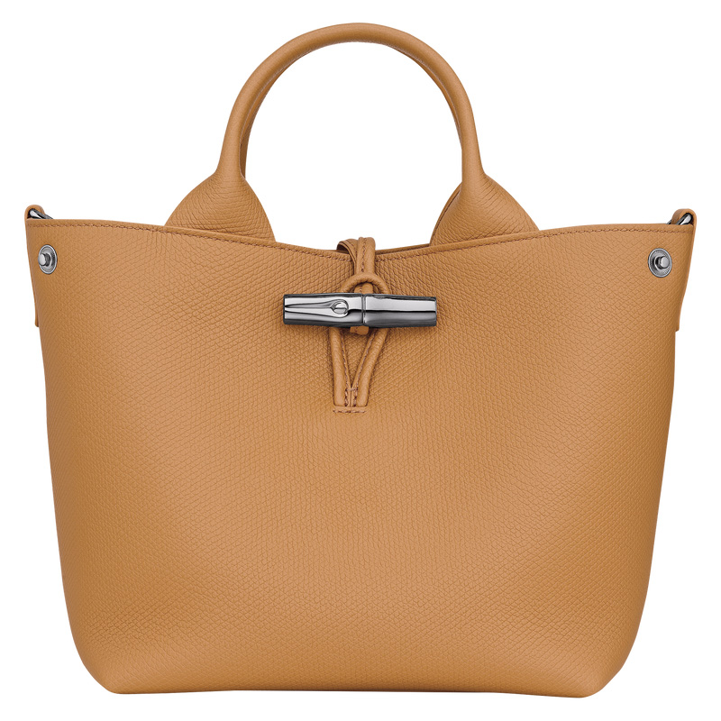 Bolsa de Mão Longchamp Le Roseau S Handbag Feminino Walnut | LC-GTXO9421
