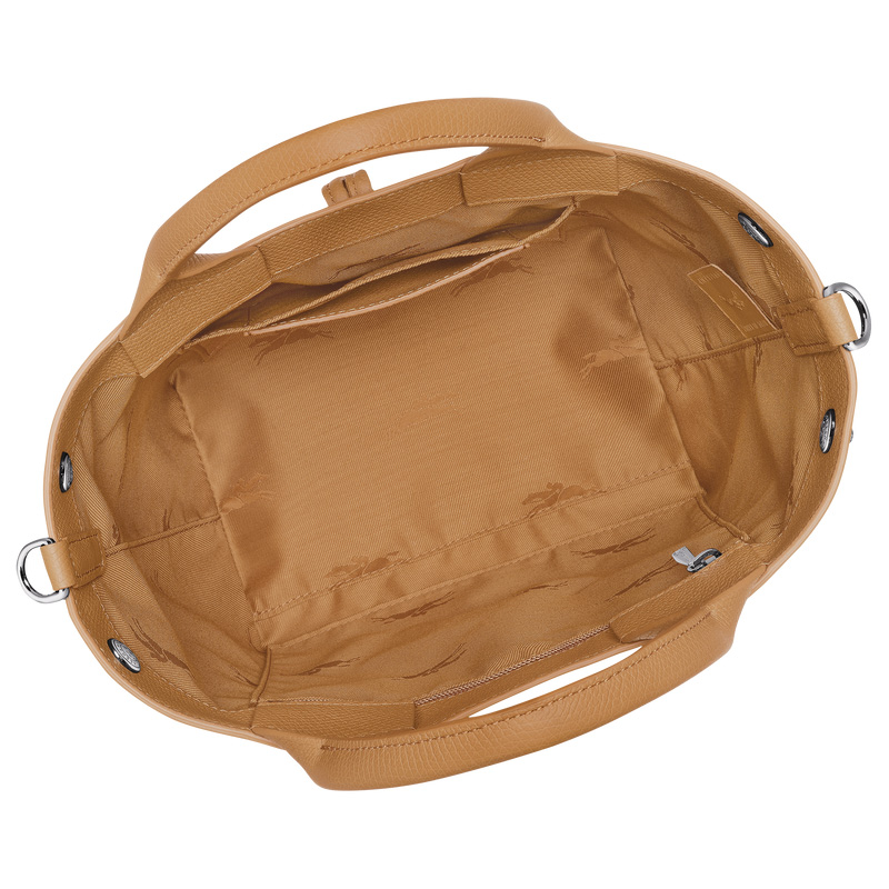 Bolsa de Mão Longchamp Le Roseau S Handbag Feminino Walnut | LC-GTXO9421