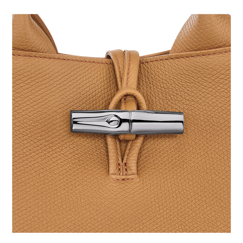 Bolsa de Mão Longchamp Le Roseau S Handbag Feminino Walnut | LC-GTXO9421