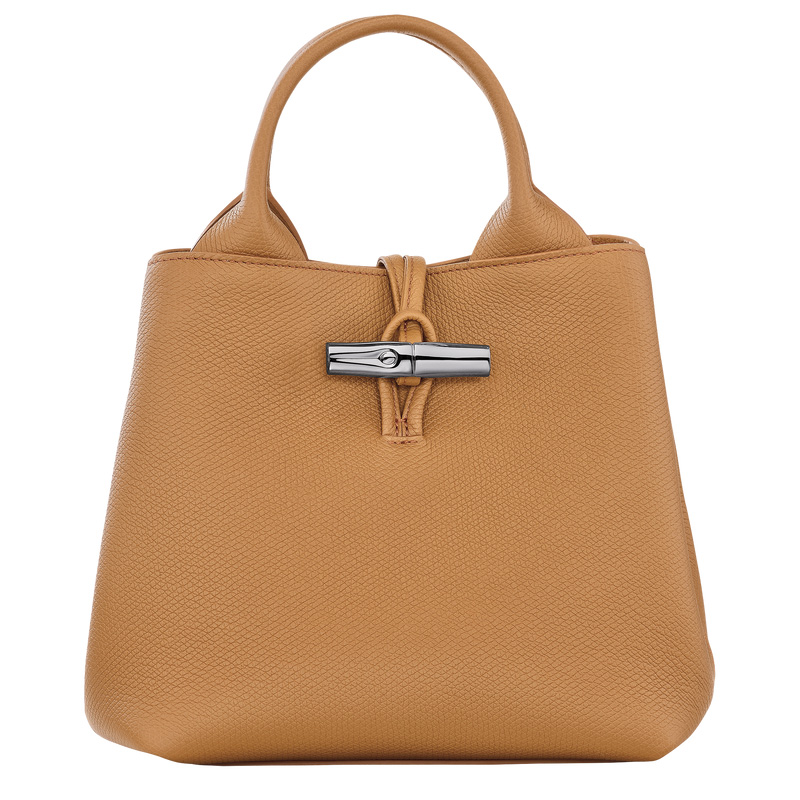 Bolsa de Mão Longchamp Le Roseau S Handbag Feminino Walnut | LC-GTXO9421