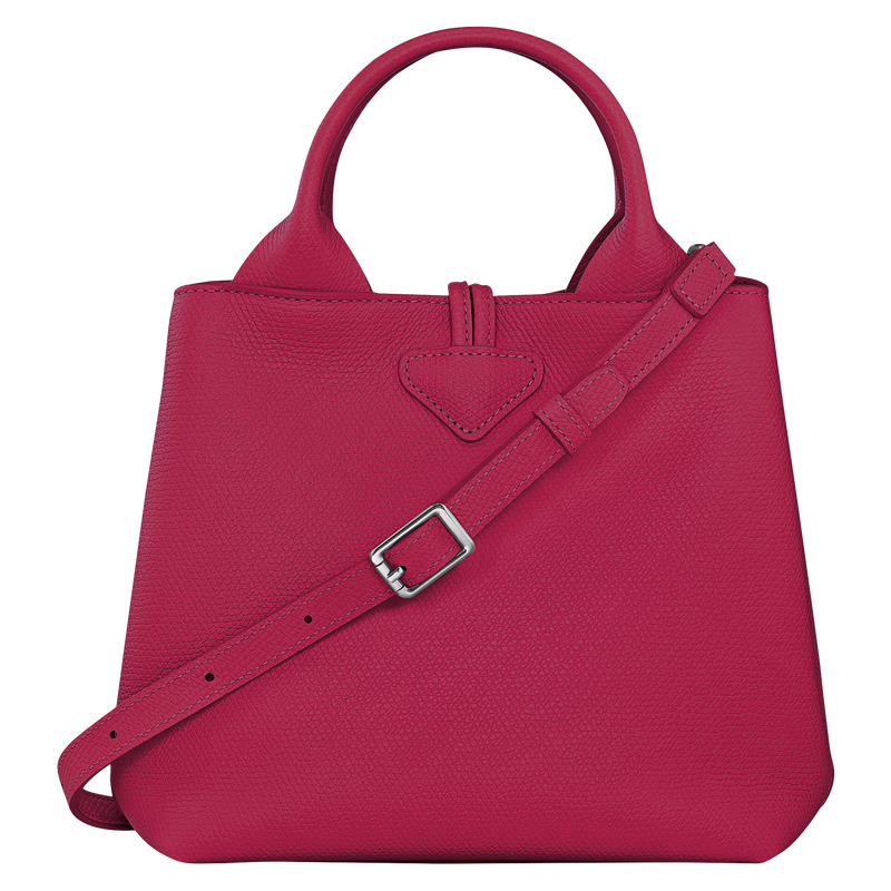 Bolsa de Mão Longchamp Le Roseau S Handbag Feminino Beetroot | LC-UTGC9325