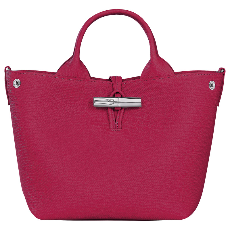 Bolsa de Mão Longchamp Le Roseau S Handbag Feminino Beetroot | LC-UTGC9325