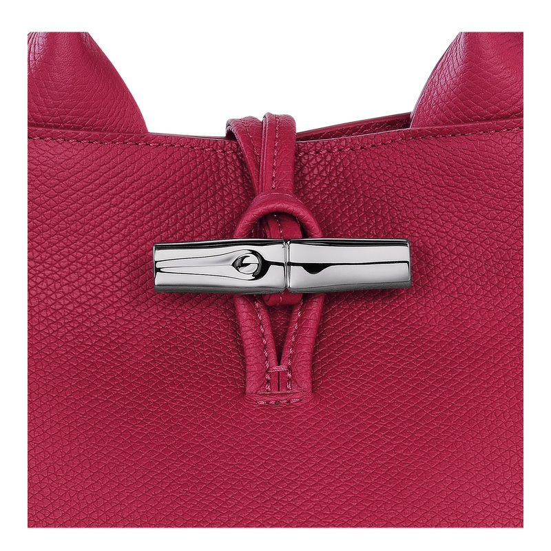 Bolsa de Mão Longchamp Le Roseau S Handbag Feminino Beetroot | LC-UTGC9325