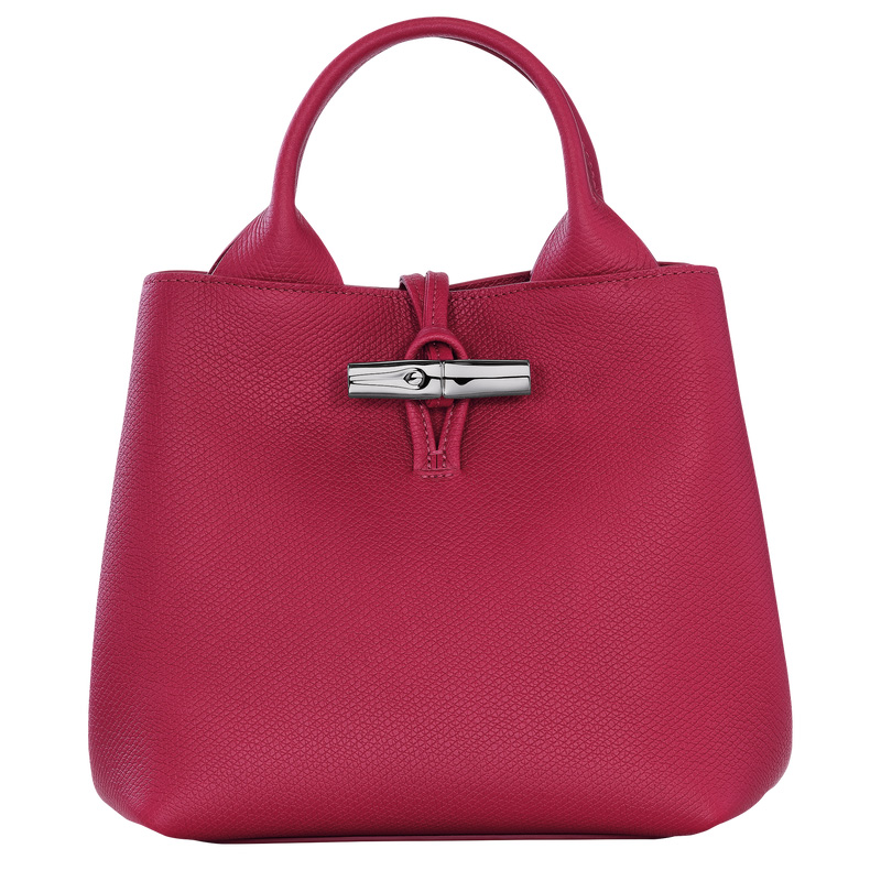 Bolsa de Mão Longchamp Le Roseau S Handbag Feminino Beetroot | LC-UTGC9325