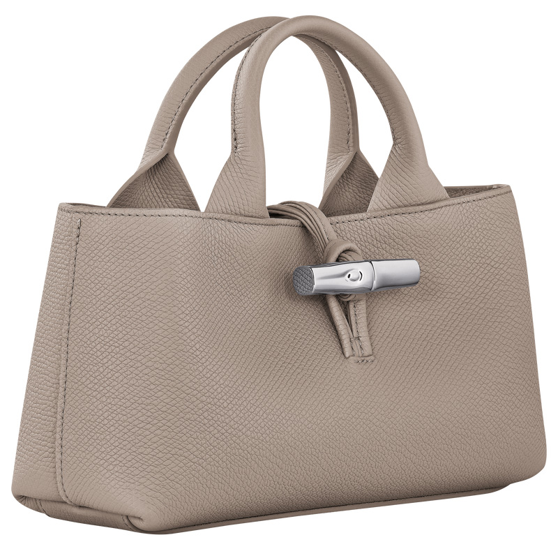 Bolsa de Mão Longchamp Le Roseau S Handbag Feminino Clay | LC-MGDS9106