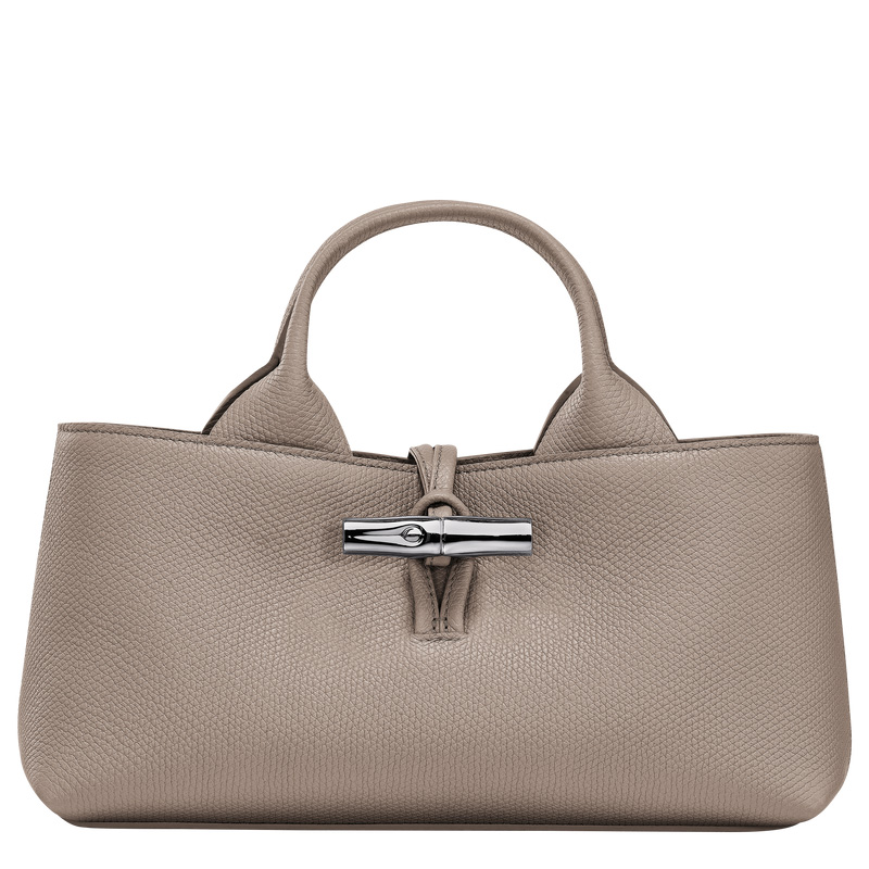 Bolsa de Mão Longchamp Le Roseau S Handbag Feminino Clay | LC-MGDS9106