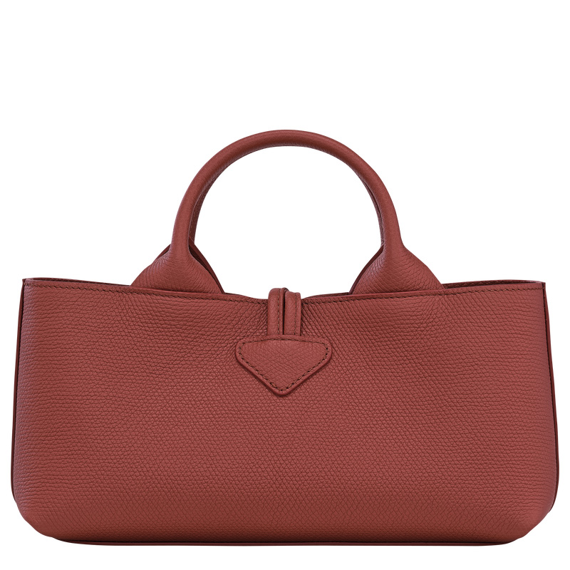 Bolsa de Mão Longchamp Le Roseau S Handbag Feminino Chestnut | LC-GAYO8722