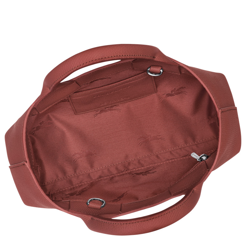 Bolsa de Mão Longchamp Le Roseau S Handbag Feminino Chestnut | LC-GAYO8722
