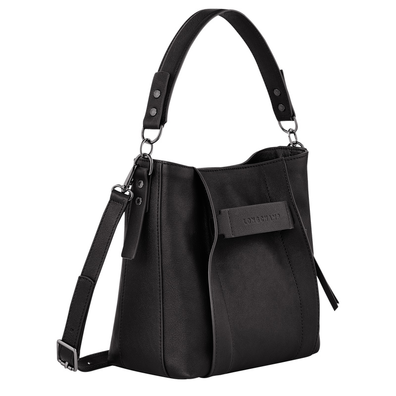 Bolsas Crossbody Longchamp 3D S Crossbody bag Feminino Pretas | LC-SUKI8394