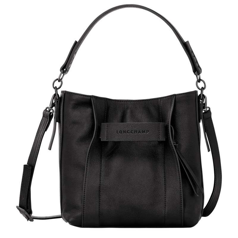 Bolsas Crossbody Longchamp 3D S Crossbody bag Feminino Pretas | LC-SUKI8394