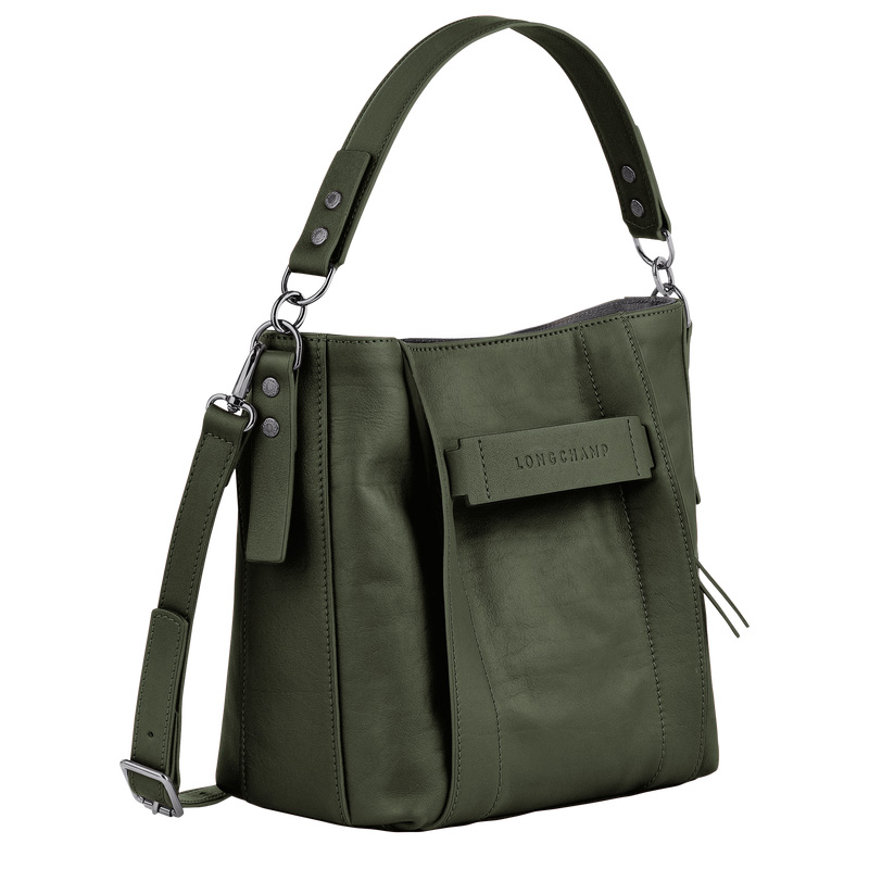 Bolsas Crossbody Longchamp 3D S Crossbody bag Feminino Caqui | LC-JIGA7594