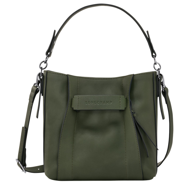 Bolsas Crossbody Longchamp 3D S Crossbody bag Feminino Caqui | LC-JIGA7594