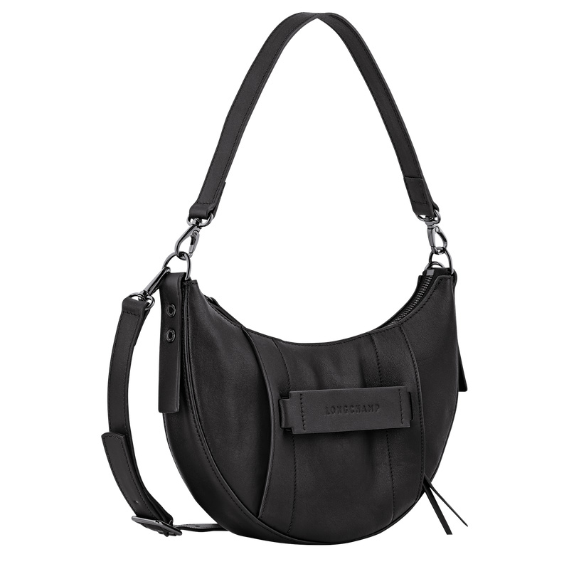 Bolsas Crossbody Longchamp 3D S Crossbody bag Feminino Pretas | LC-OQEY0052