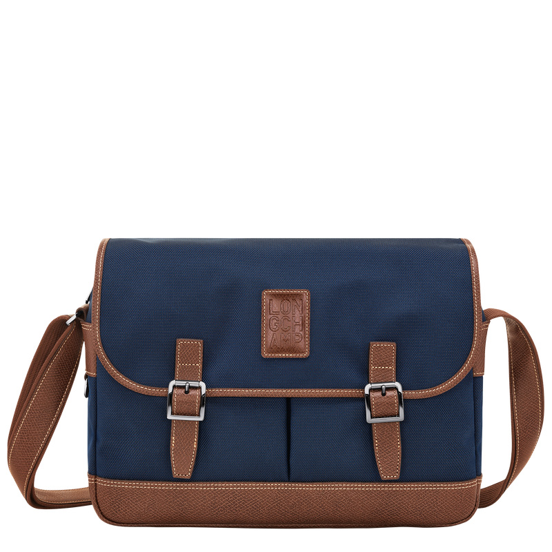 Bolsas Crossbody Longchamp Boxford L Crossbody bag Masculino Azuis | LC-EXUK0182