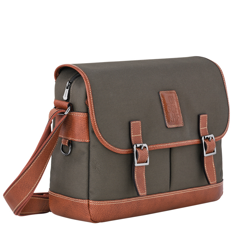 Bolsas Crossbody Longchamp Boxford L Crossbody bag Masculino Marrom | LC-LTUD2932