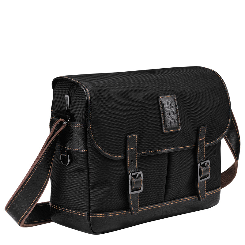 Bolsas Crossbody Longchamp Boxford L Crossbody bag Masculino Pretas | LC-LVAC2002