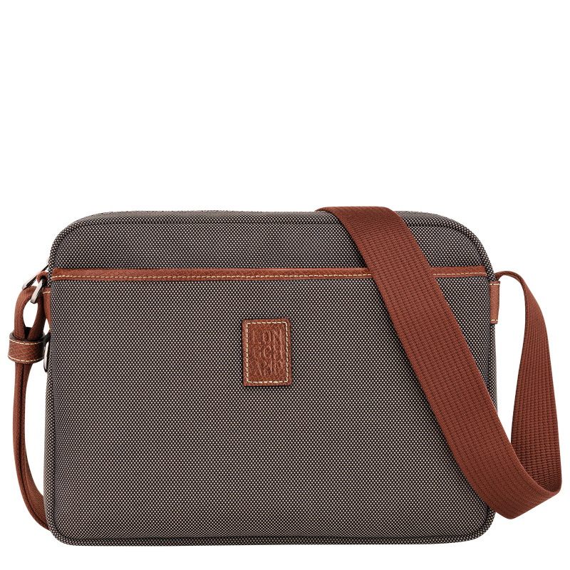 Bolsas Crossbody Longchamp Boxford M Camera bag Masculino Marrom | LC-WATK5277