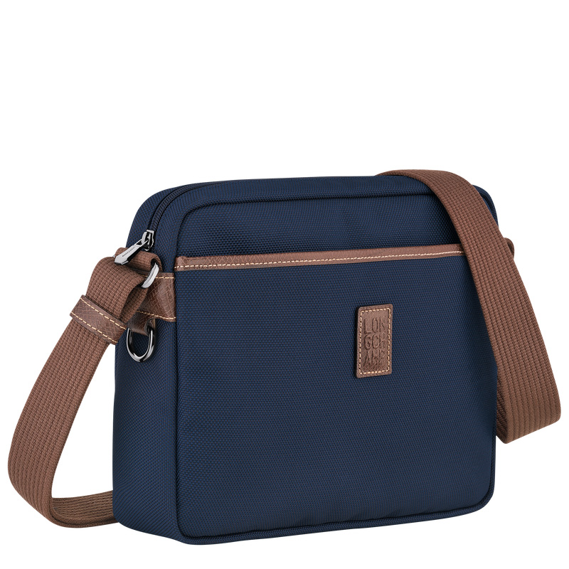 Bolsas Crossbody Longchamp Boxford M Camera bag Masculino Azuis | LC-CHUA6271