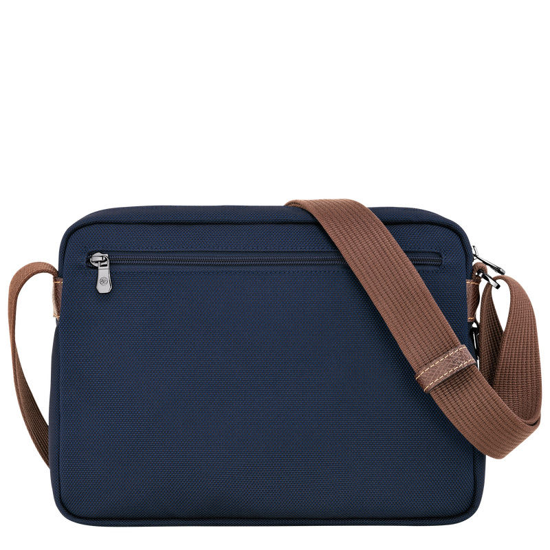 Bolsas Crossbody Longchamp Boxford M Camera bag Masculino Azuis | LC-CHUA6271