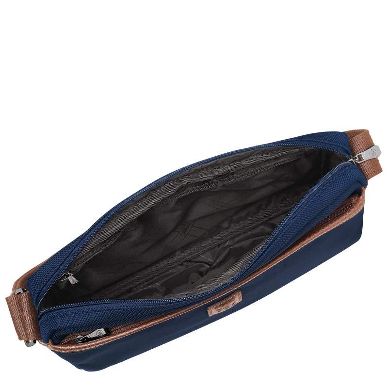 Bolsas Crossbody Longchamp Boxford M Camera bag Masculino Azuis | LC-CHUA6271