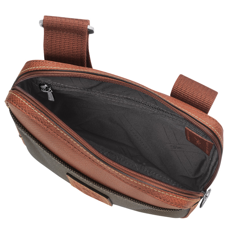 Bolsas Crossbody Longchamp Boxford XS Crossbody bag Masculino Marrom | LC-BVMO1087
