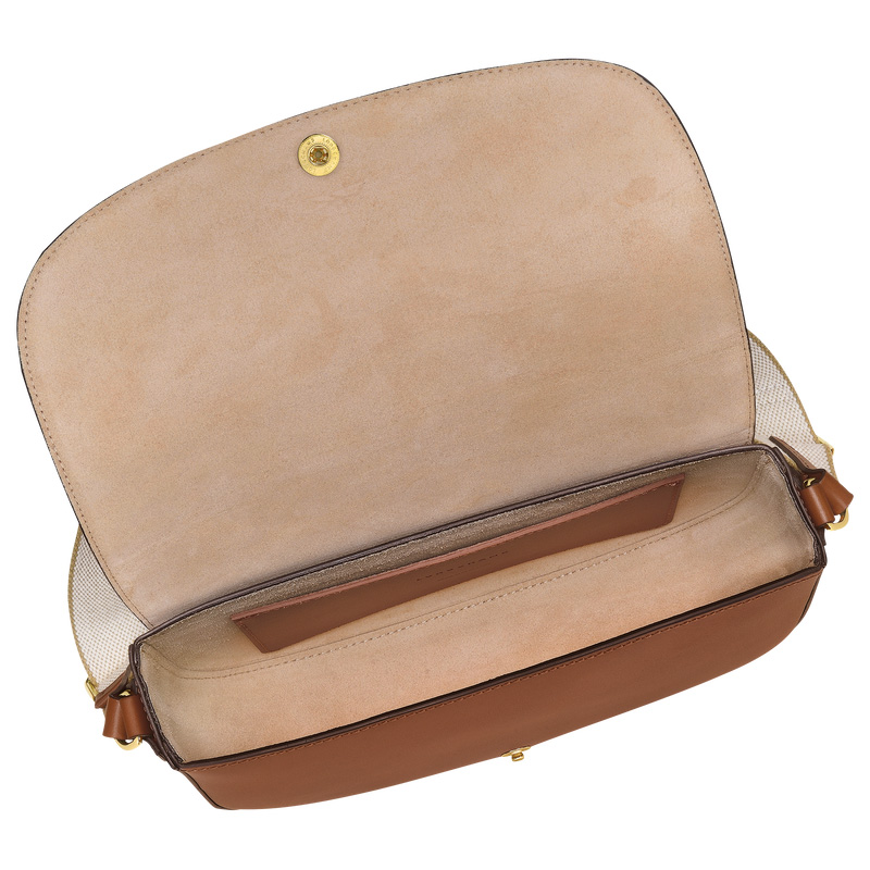 Bolsas Crossbody Longchamp Épure M Crossbody bag Feminino Cognac | LC-QZBF9551